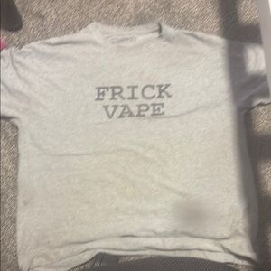 Gray Graphic T-Shirt baylen levine frick vape shirt